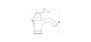 Kohler - Fairfax  Pillar Lavatory Faucet Without Drain