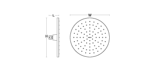 Kohler - Katalyst  305mm round Katalyst™ air showerhead