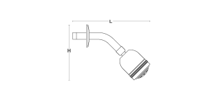 Kohler - Mastershower  Multi-function 3-way Showerhead (with Shower Arm And Flange)