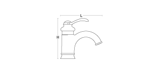 Kohler - Fairfax  Single-control Lavatory Faucet With Lever Handle And Drain