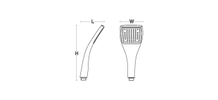 Kohler - Spatula  Handshower Large, With Hose