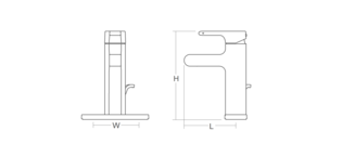 Kohler - Singulier  Single-control Lavatory Faucet In Polished Chrome