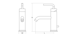 Kohler 14402 4a Purist Single Hole Bathroom Sink Faucet With
