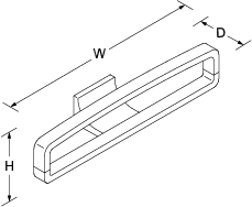 Loure Robe hook Line Drawing