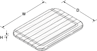 Cutting board for Icerock and Iron Tones Line Drawing