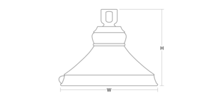 Revival Multifunction shower head and arm Line Drawing