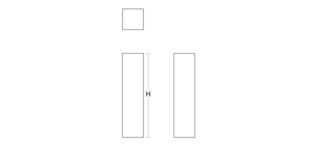 Reve Full pedestal for Reve Line Drawing