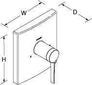 Stance 3-way transfer valve Line Drawing